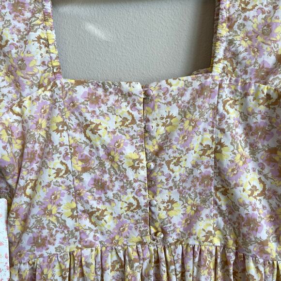 Free People She's a Dream Midi Dress Size 0 NWT - Picture 6 of 9